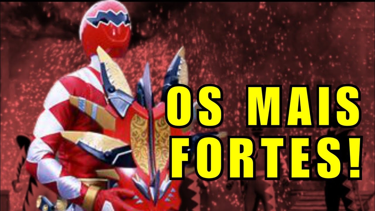 TOP 10 POWER RANGERS VERMELHOS MAIS PODEROSOS DE TODOS OS TEMPOS!
