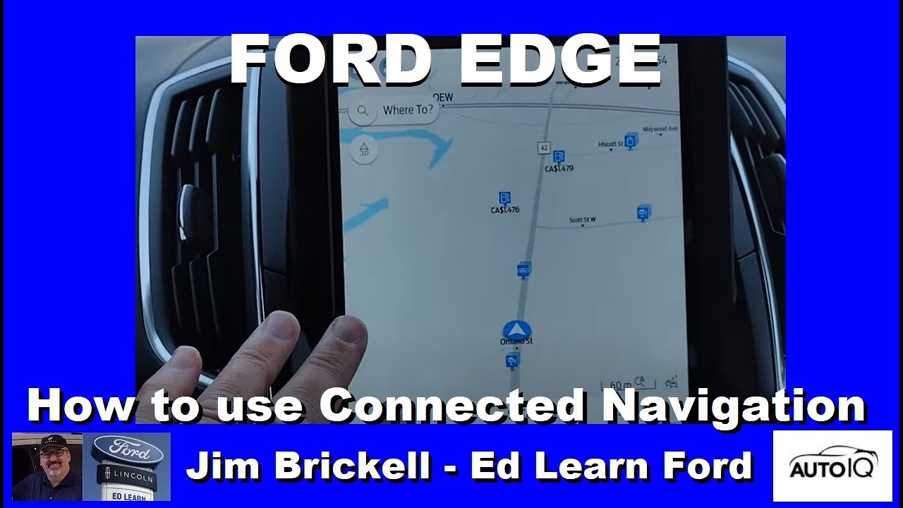Ford Edge - How to use Connected Navigation