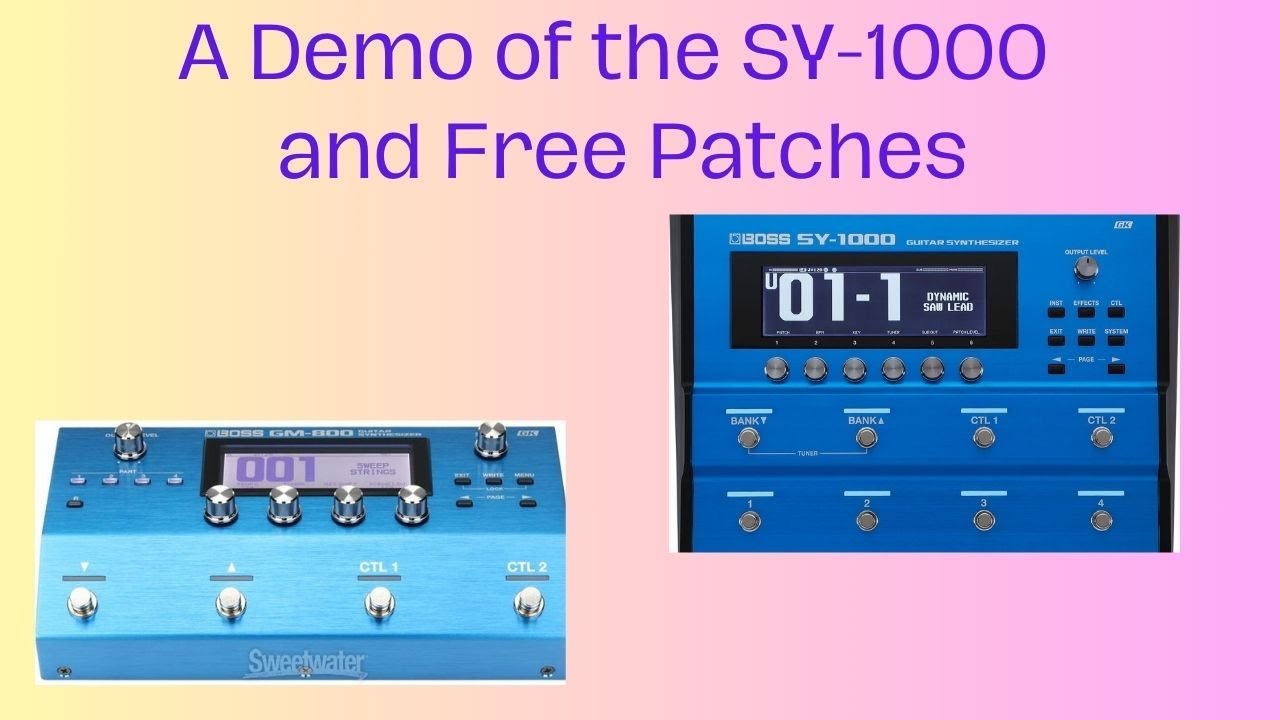 SY-1000 Free Patches and set up + Hooking synths in sequence