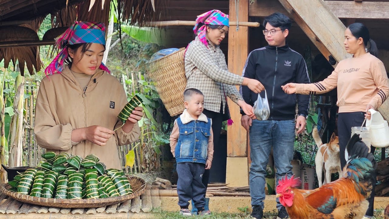 How to make Vietnamese humpback banh chung - engineer's mother's reaction when given the cake