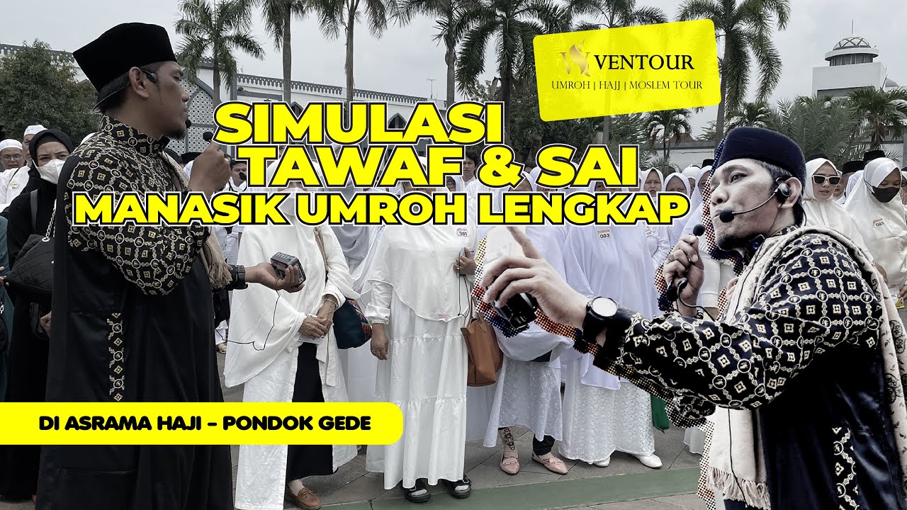 Simulasi Tawaf dan Sai Manasik Umrah - Asrama Haji 10 September 2022