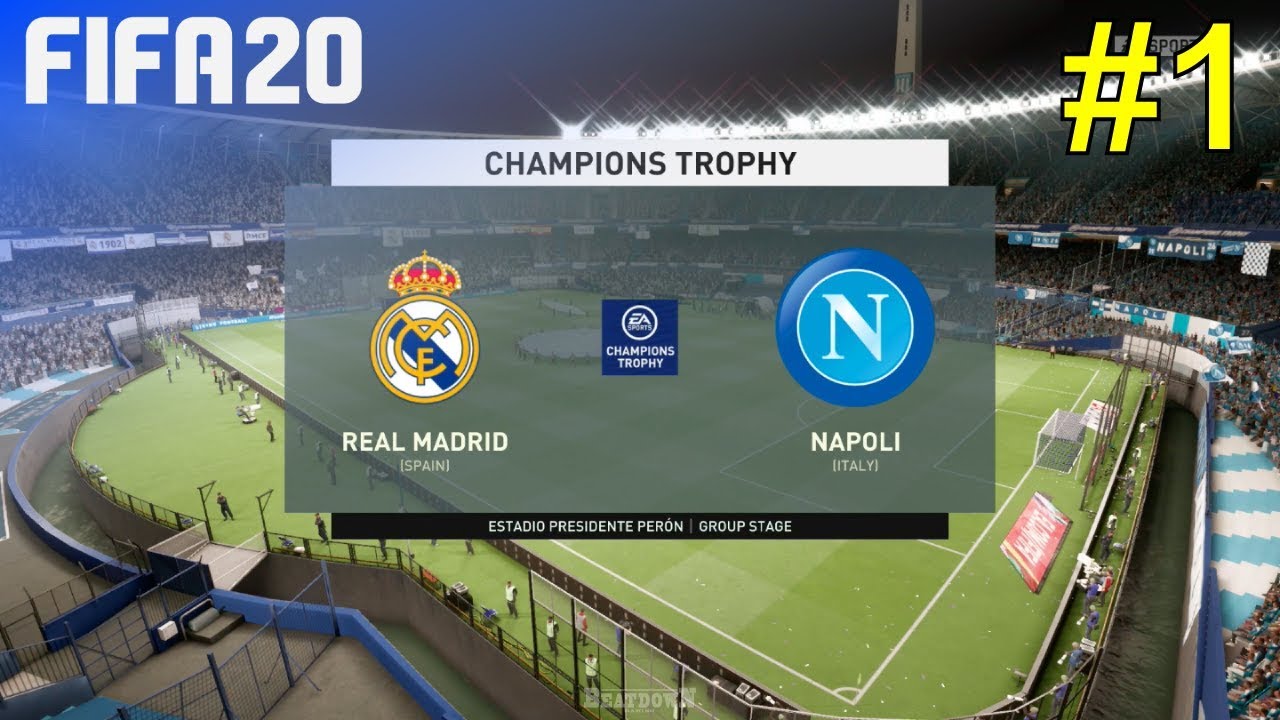 FIFA 20 - Real Madrid Career Mode #1: vs. Napoli (Pre-Season)