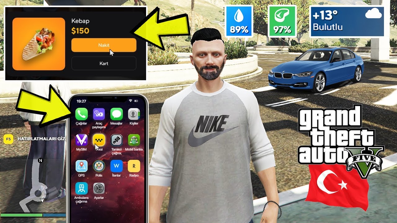 TÜRKLERİN YAPTIĞI GTA 5 !? NASIL OYNANIR ?