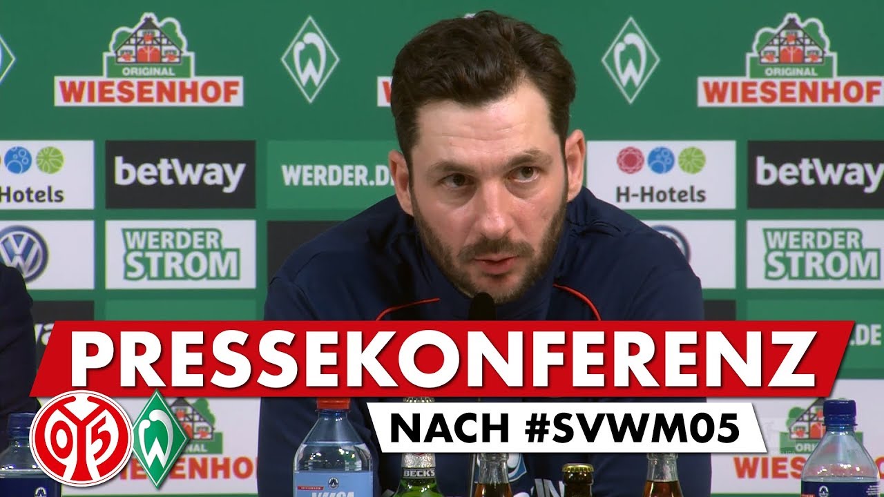 Die Pressekonferenz nach dem Spiel bei Werder Bremen |&nbsp;#SVWM05
