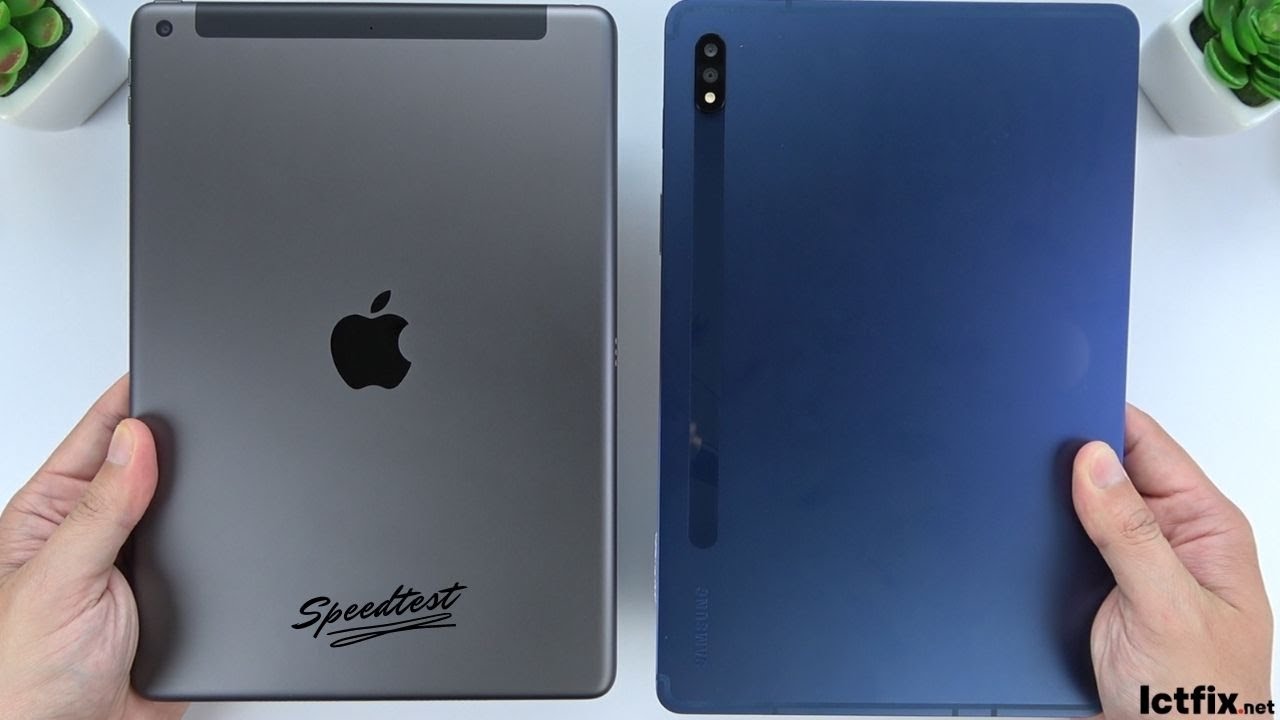 iPad 9 10.2 (2021) vs Samsung Galaxy Tab S7 | Video test Display, Speedtest, Comparison
