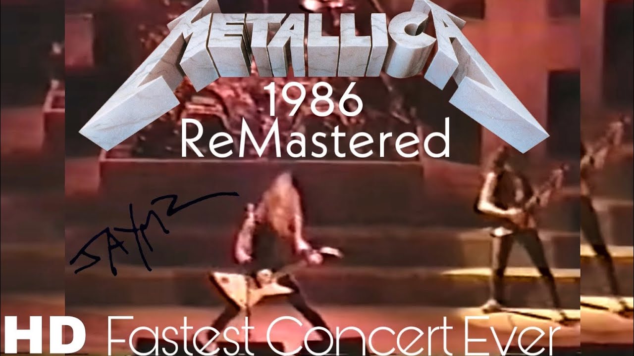 HD Metallica 1986 Live Toronto | The Fastest Metallica Concert Ever | James Hetfield Full Power