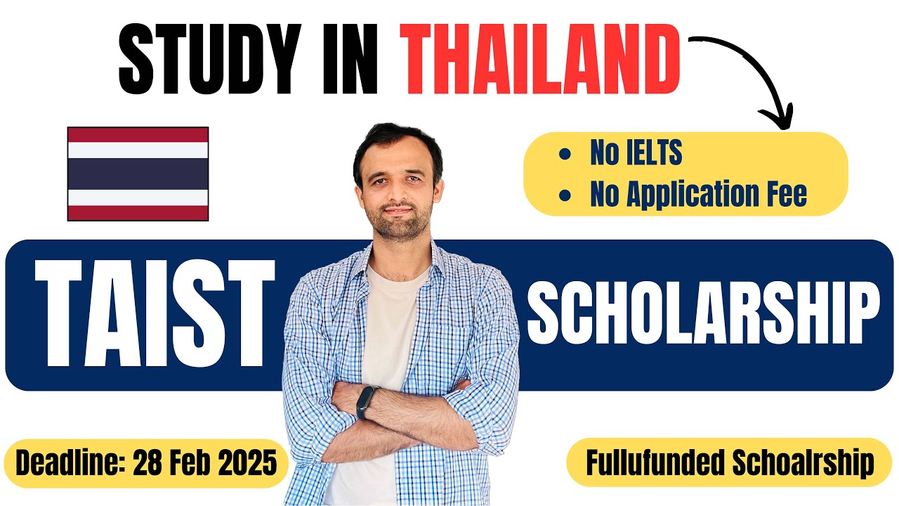 How to apply for Thailand Advanced Institute of Science and Technology | TAIST scholarship 2025