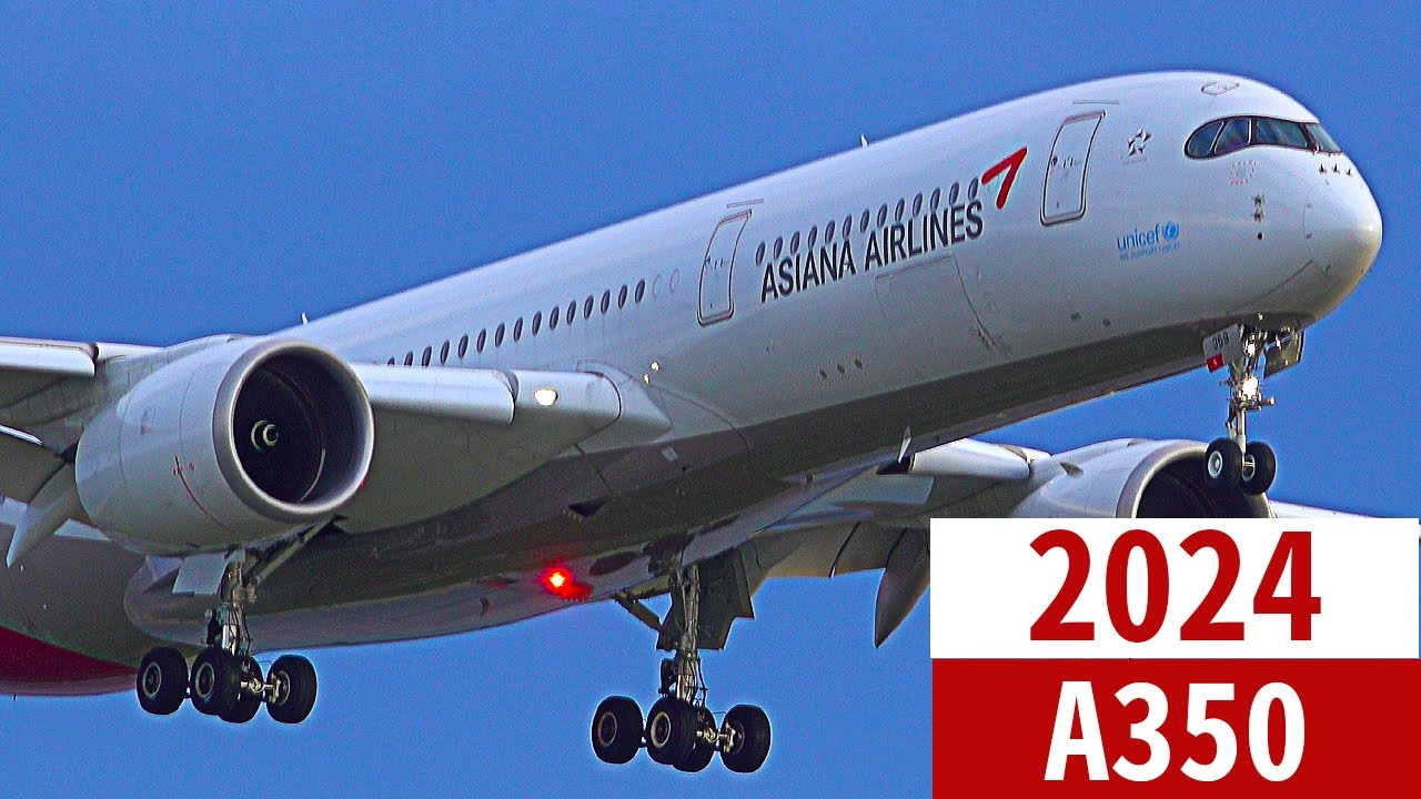 ✈️ 2024년 에어버스 A350 이착륙 비행기멍 | 거대한 비행기 인천공항 이륙 착륙 | Seoul Incheon Airport Plane Spotting [ICN/RKSI]