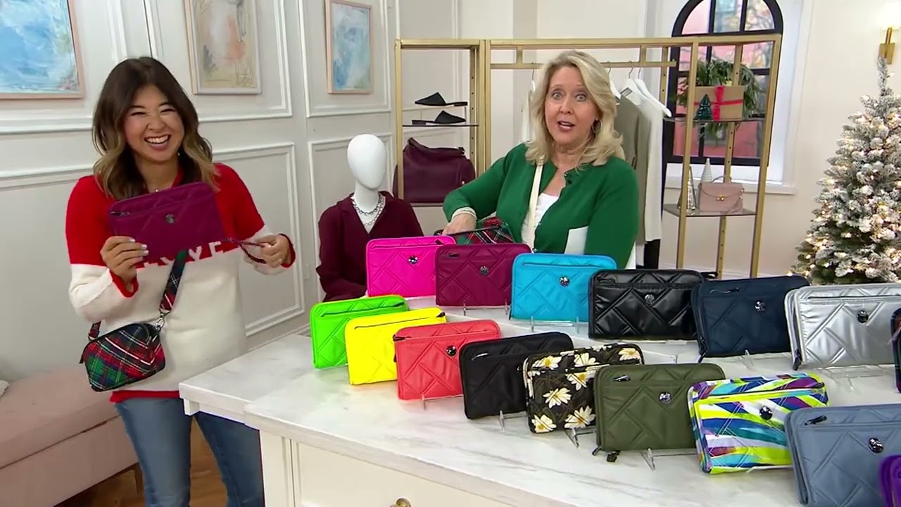 Lug Large Quilted Continental Wallet - Zeppelin 2 on QVC