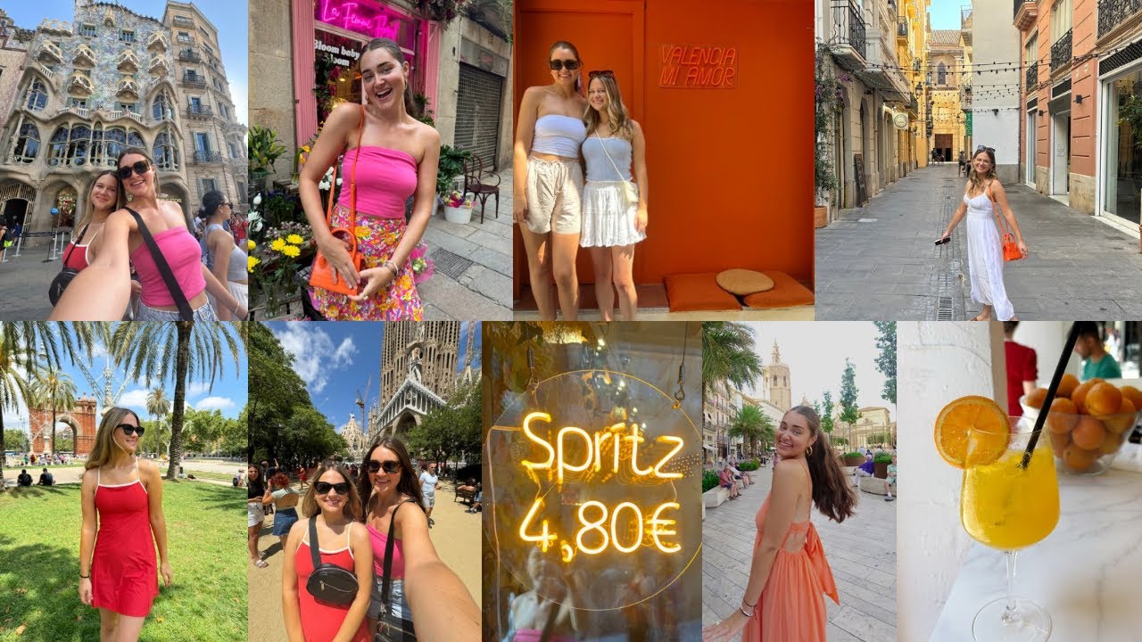 AFROEURO VLOG #1- we're backkkk!!!! in barcelona & valencia