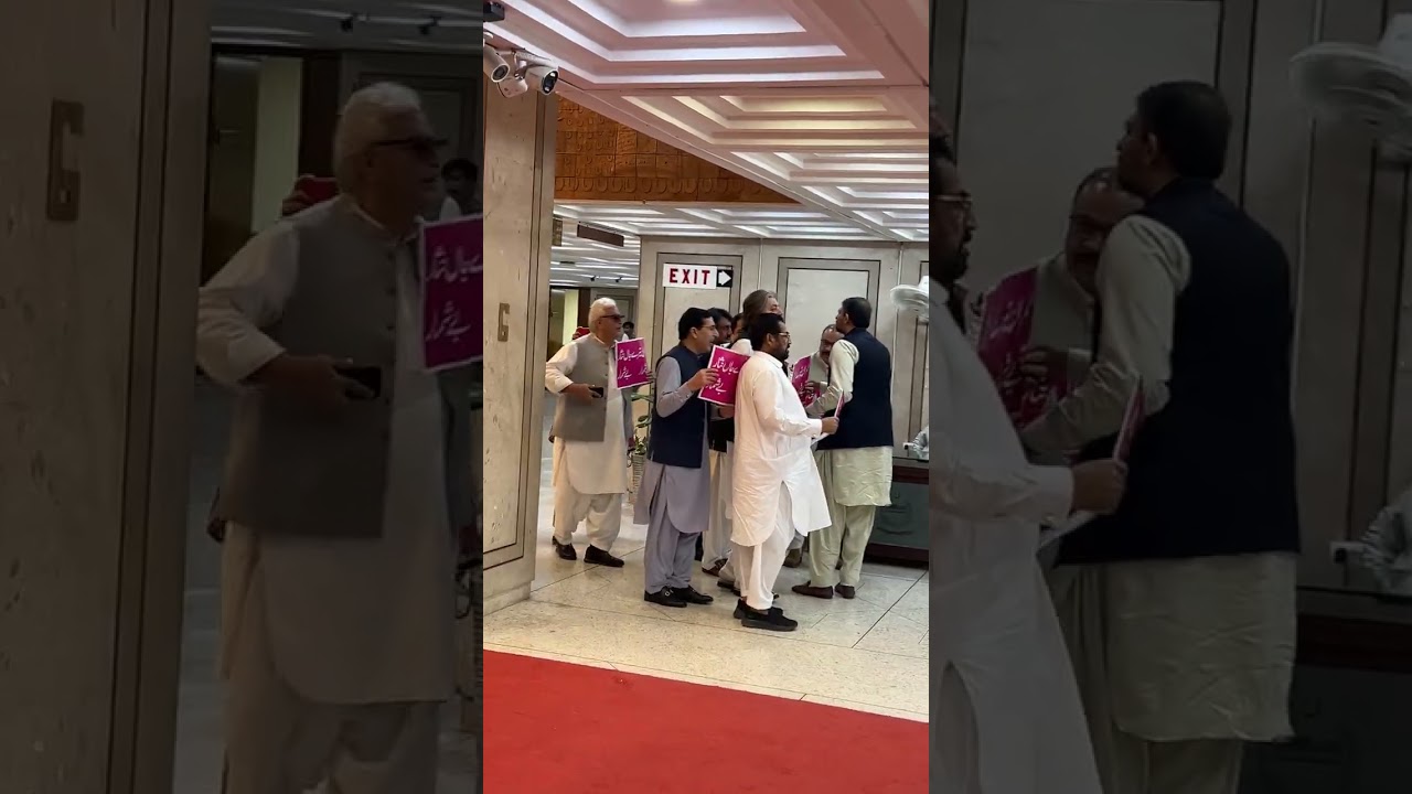 PTI MNAs Protest in Parliament House Islamabad Today. #shorts #viral #imrankhan #pti