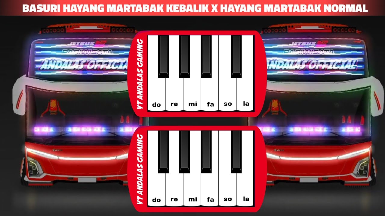 Telolet Basuri Hayang Martabak Kebalik X Hayang Martabak Normal Versi Pianika || Basuri Pianika