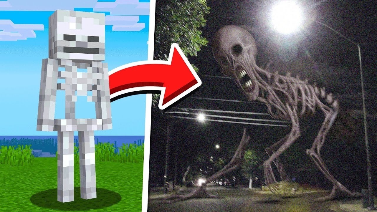 Minecraft Mobs CAPTURADOS NA VIDA REAL