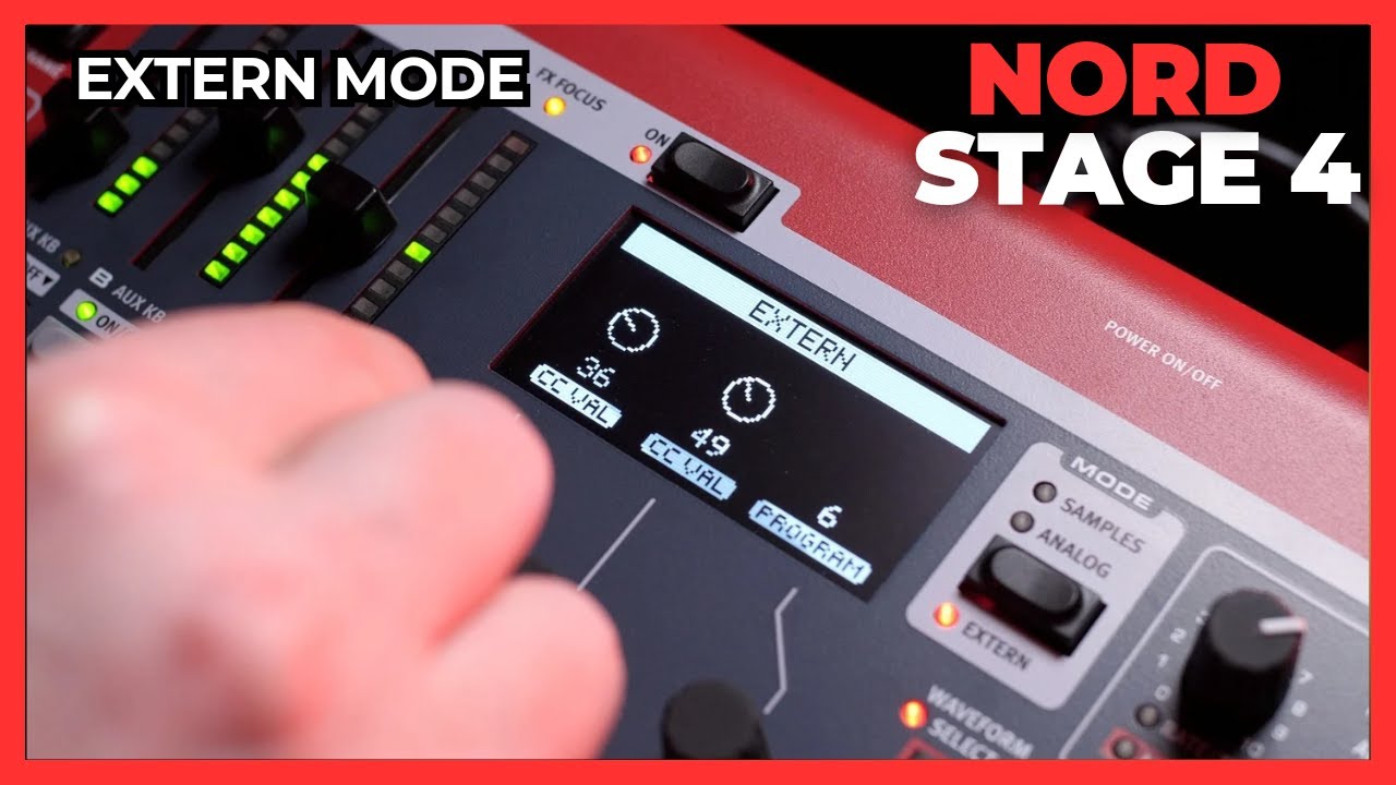 Tutorial 10 Nord Stage 4 External Mode
