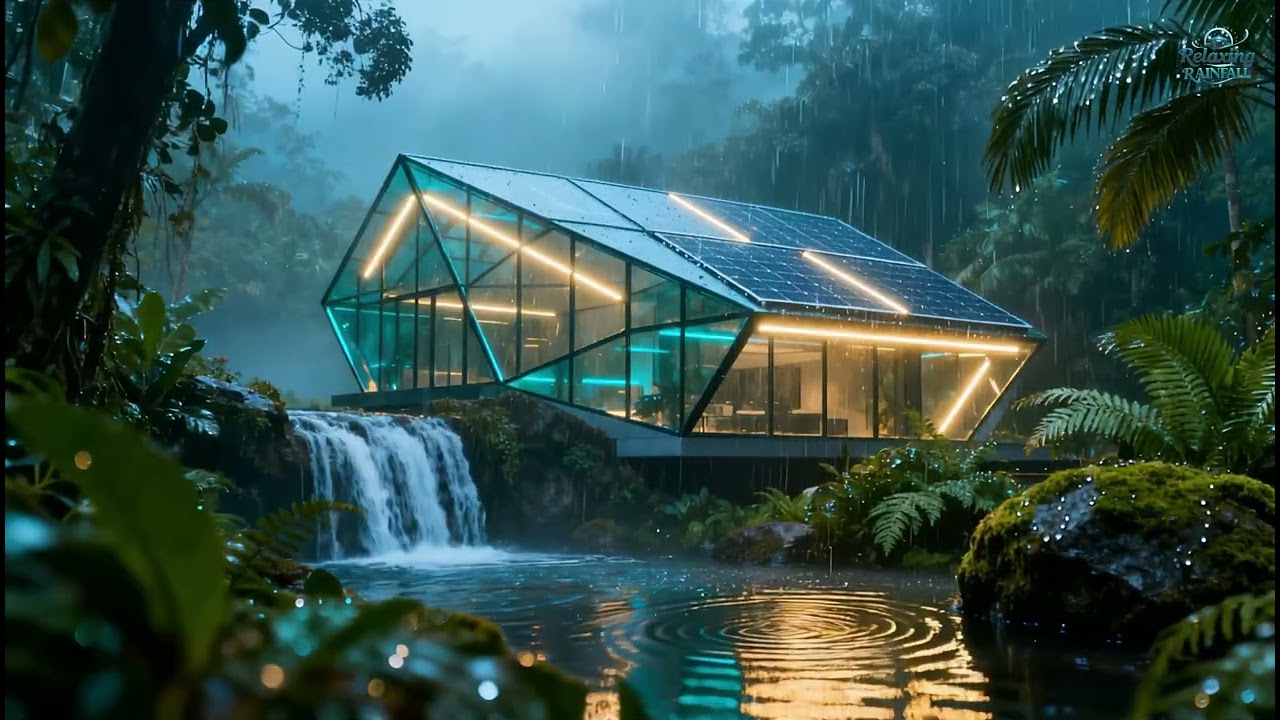 Soft Rain Music for Study Sessions | 2 Hour Calming Forest Ambience with Atmospheric Pads