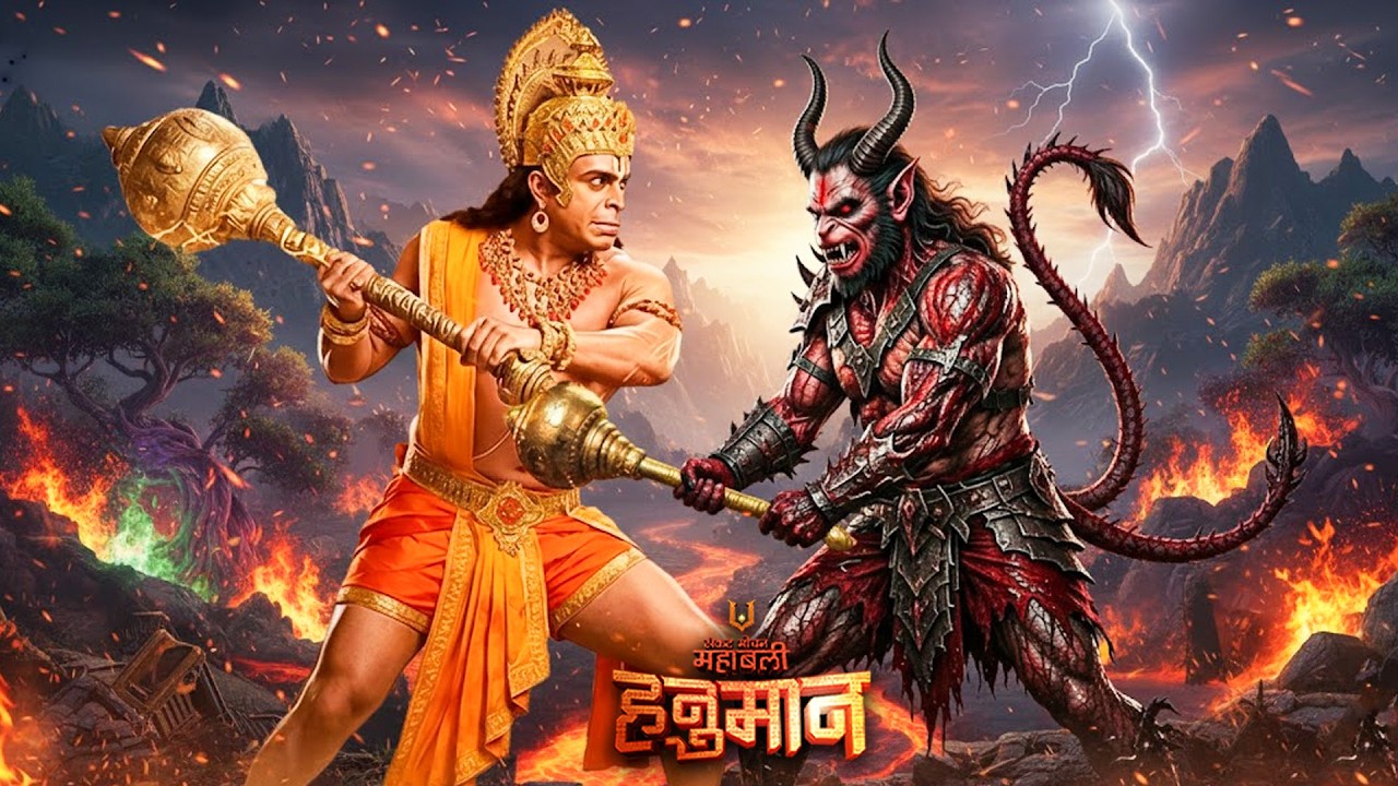जब हनुमान का सामना हुआ खूंखार वानर से… क्या हुआ आगे? | Mahabali Hanuman | EP - 443