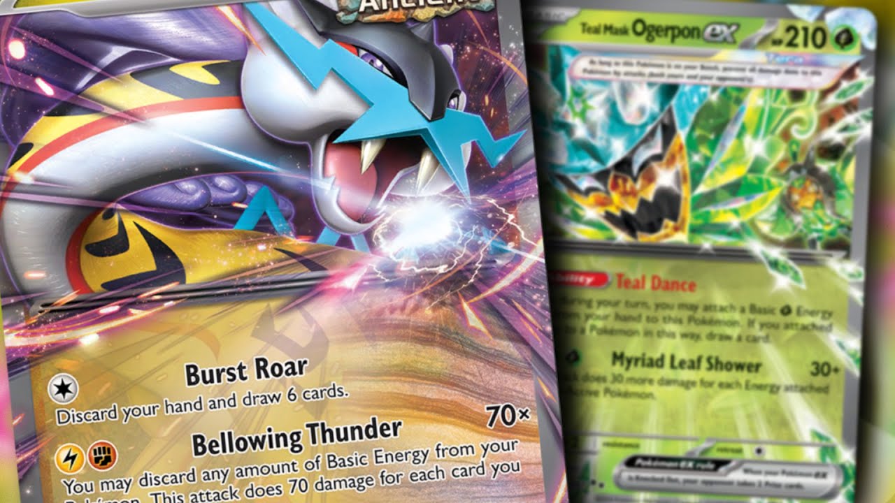 How to play Raging Bolt ex / Ogerpon ex! NEW Pokemon TCG deck from Twilight Masquerade!
