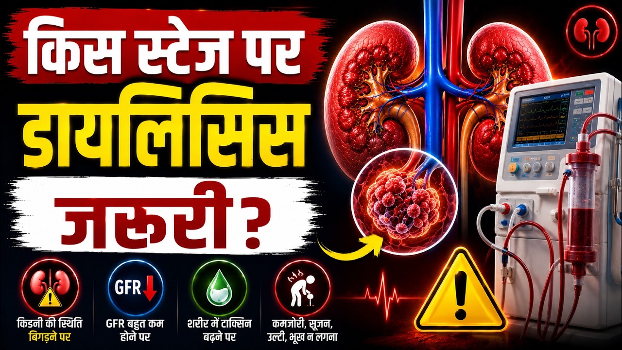 किडनी फेल की कौन सी स्टेज में होता है डायलिसिस | Which Stage of Kidney Disease Needs Dialysis