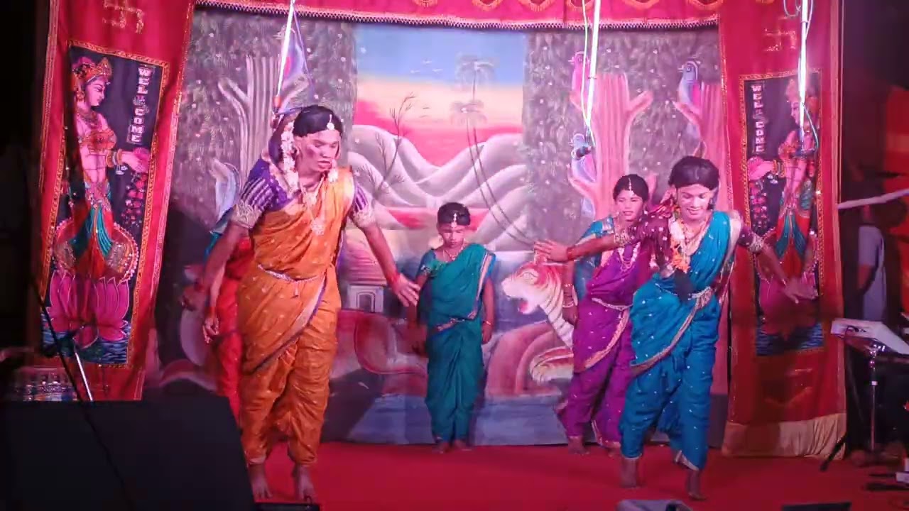 🤤🤤सुपरहिट कॉमेडी गौळण २०२४🙏त्रिमुर्ती नाट्य नमन मंडळ कलामंच🌺सामूहिक ग्रुप चिपळूण😝vinodi gaulan😆😆😆