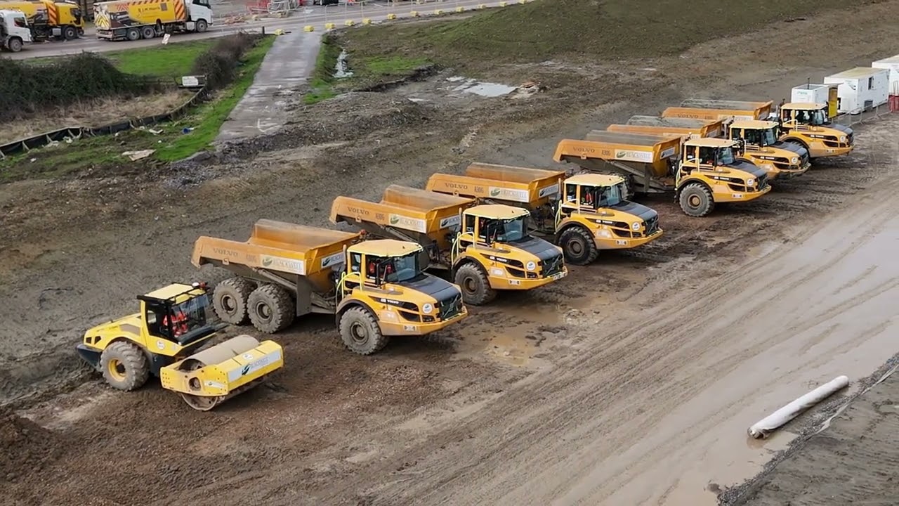 HS2 around the Quainton area February 2026