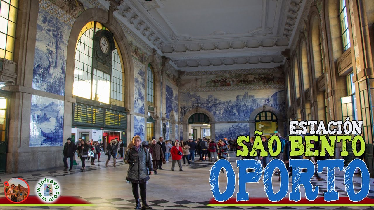 🟧 Estación São Bento en OPORTO 🎫 ARTE en estado PURO