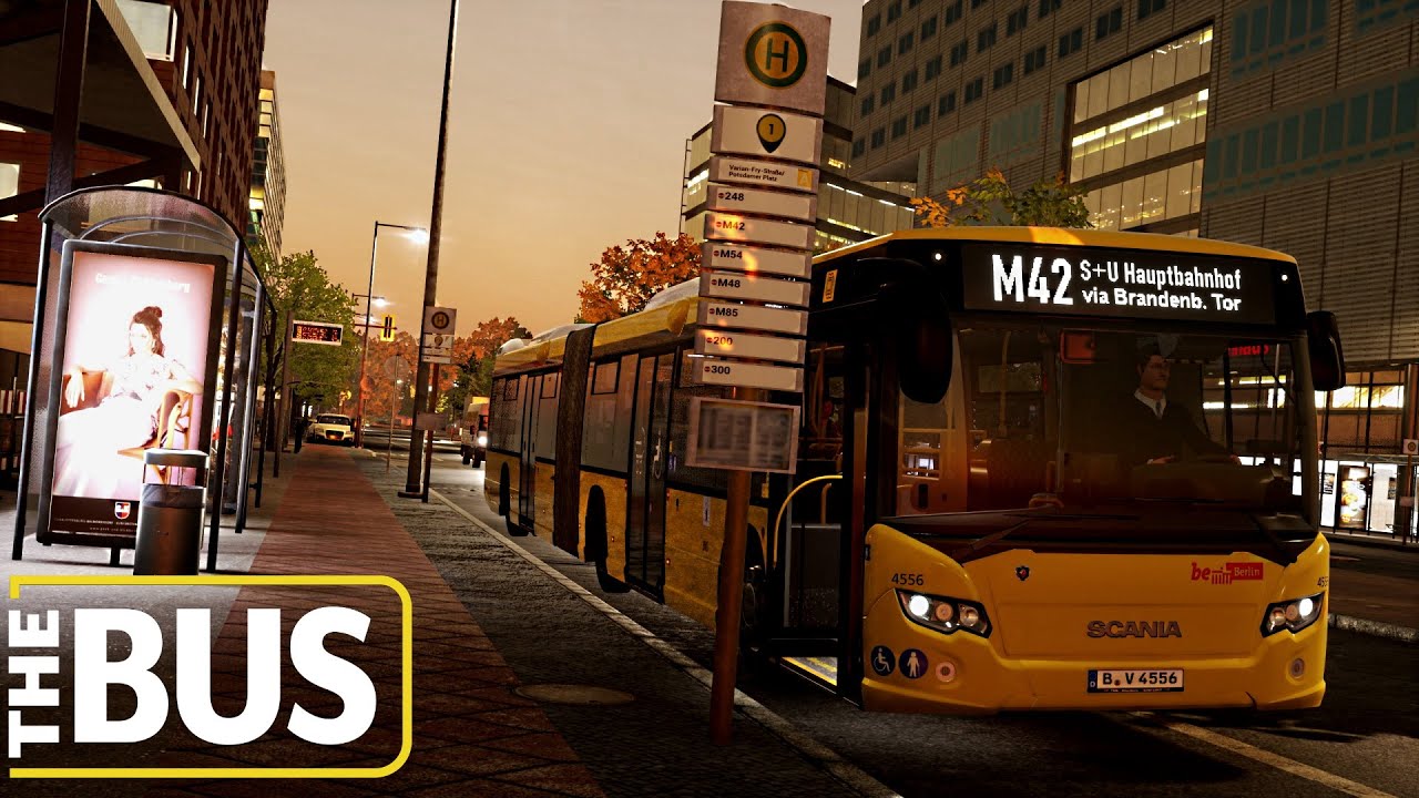 THE BUS - Betriebsfahrt und Verspätet auf der Linie M42 unterwegs