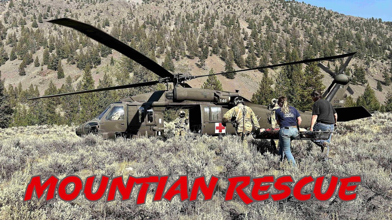 Black Hawk Helicopter Mountain Rescue, Copper Basin SXS Adventure, Mackay Idaho