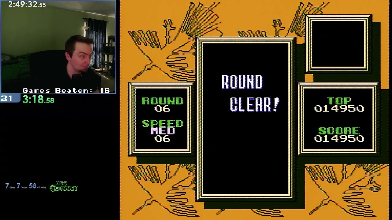 Overswarm   NES Odyssey Game #18： Tetris 2