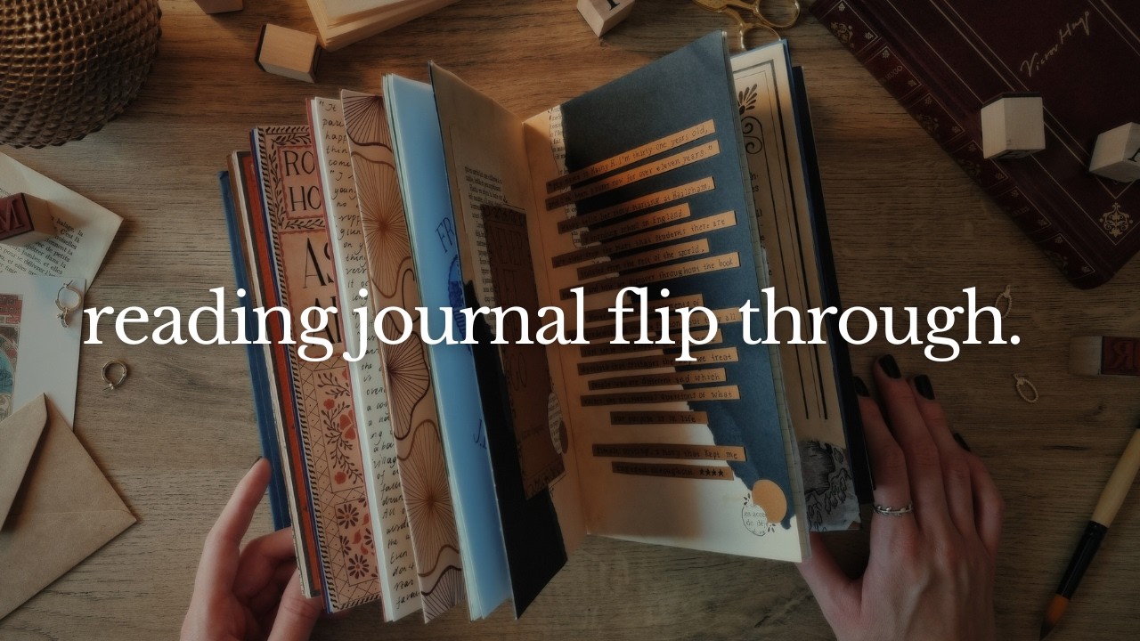 reading journal mid-year flip through  & freak out tag