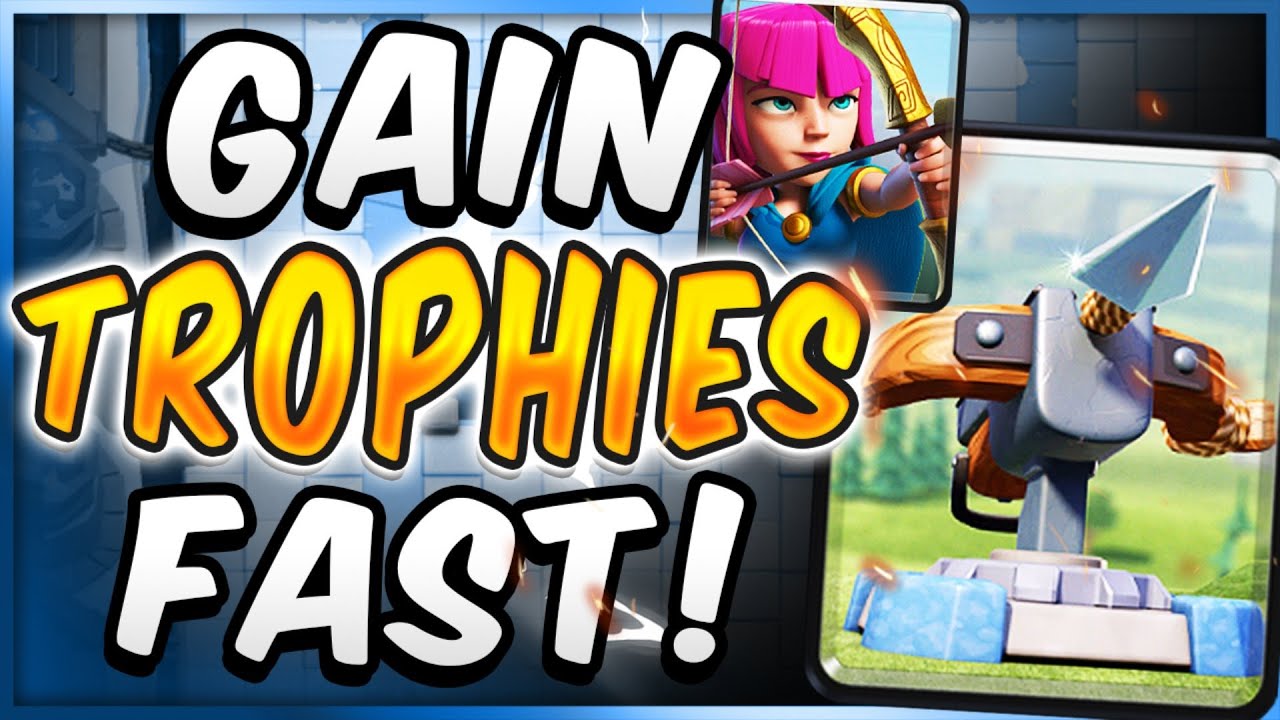 NEW SEASON TROPHY PUSHING! 2.9 Xbow Deck — Clash Royale