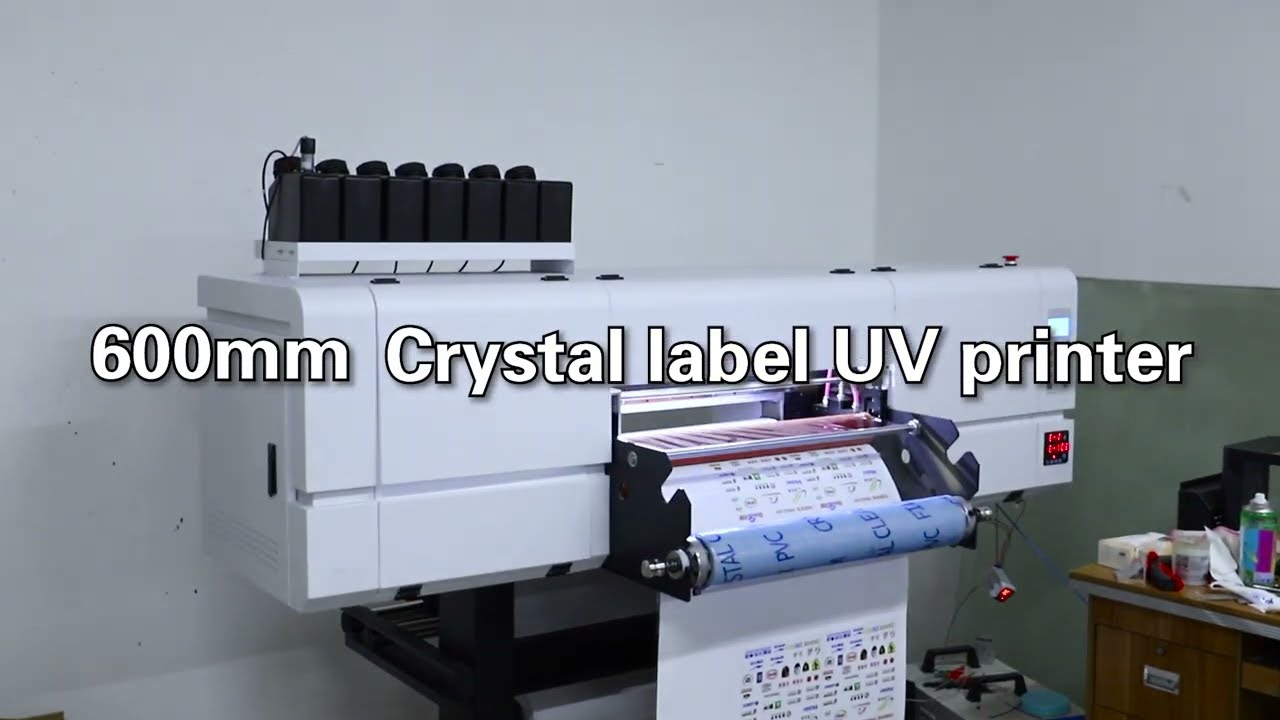 Crystal label UV printer