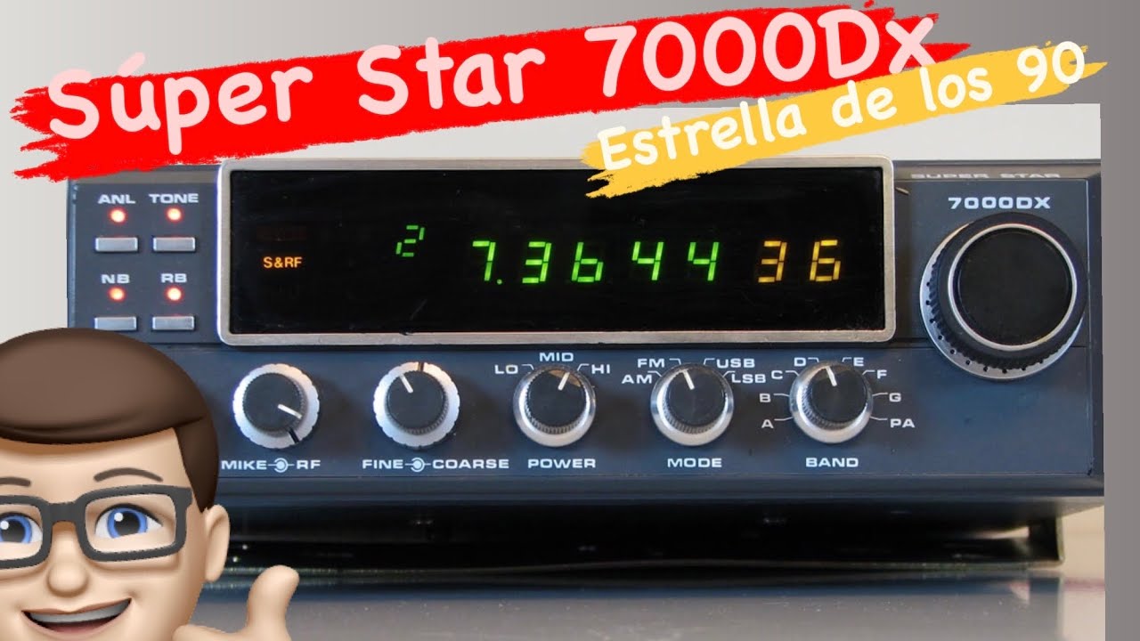 SUPERSTAR 7000DX | Una estrella de la radio en  los 90 | Revisión de mala manipulación |