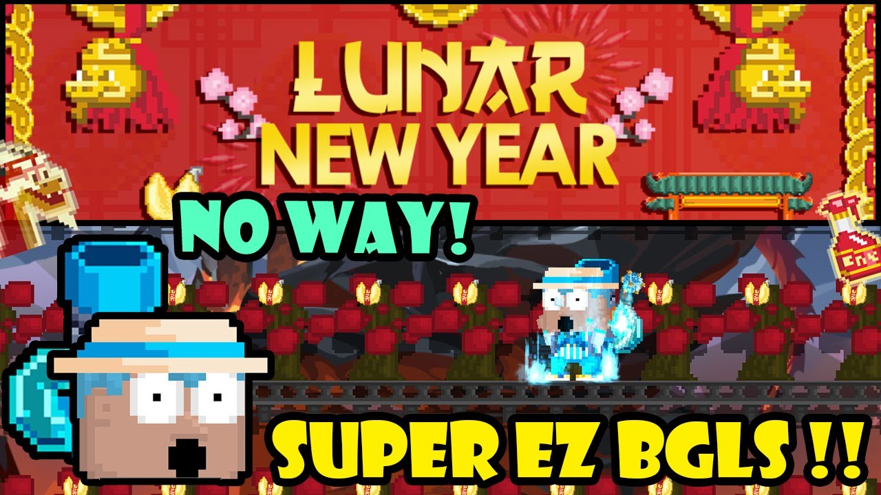 EZ BGLS ON LUNAR NEW YEAR!! 🧧 NEW DRACONIC WEATHER! | GrowTopia Profit 2025