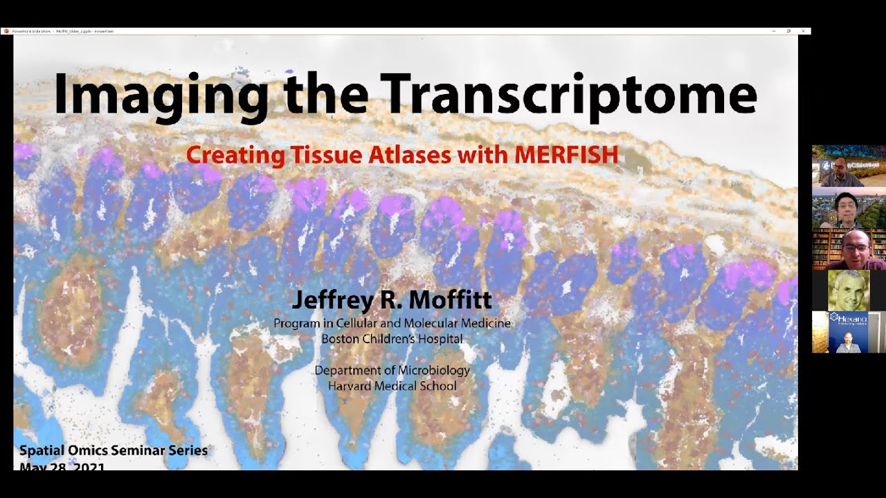 Imaging the Transcriptome - Creating Tissue Atlases with MERFISH (Speaker: Jeffrey R. Moffitt)