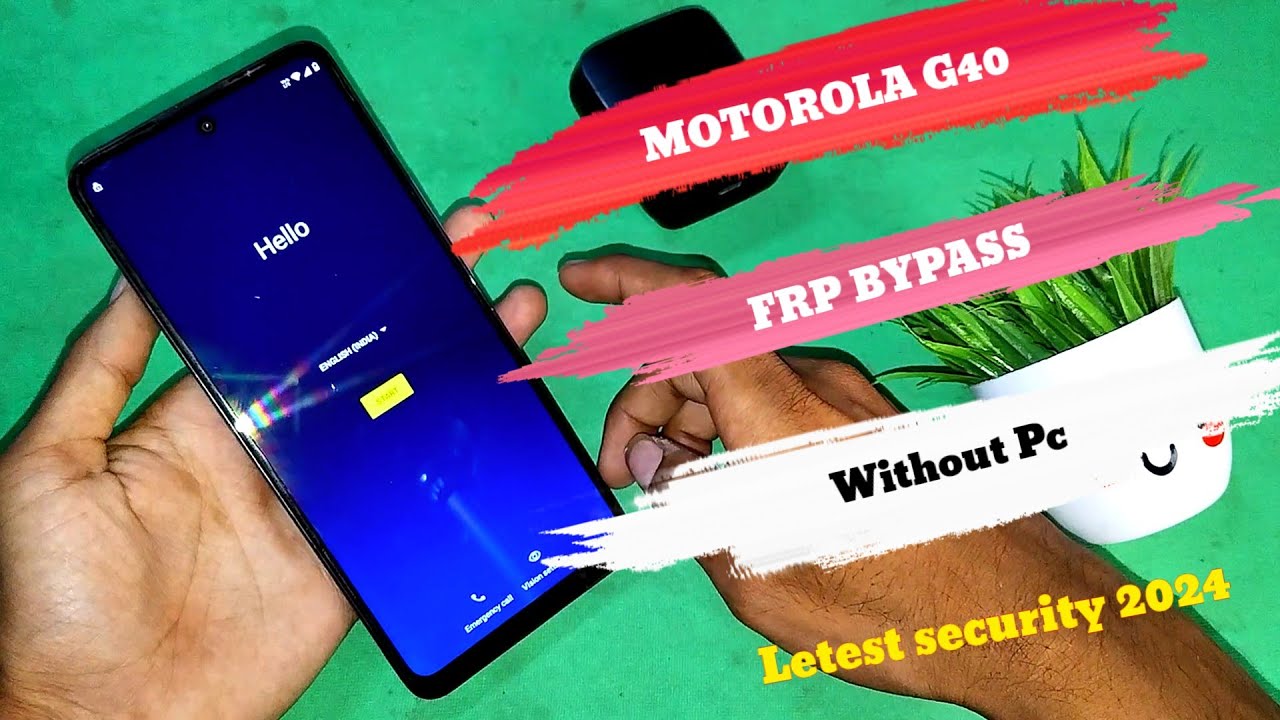 motorola g40 frp Bypass 2025 letest security ! motorola g40 frp Bypass without pc