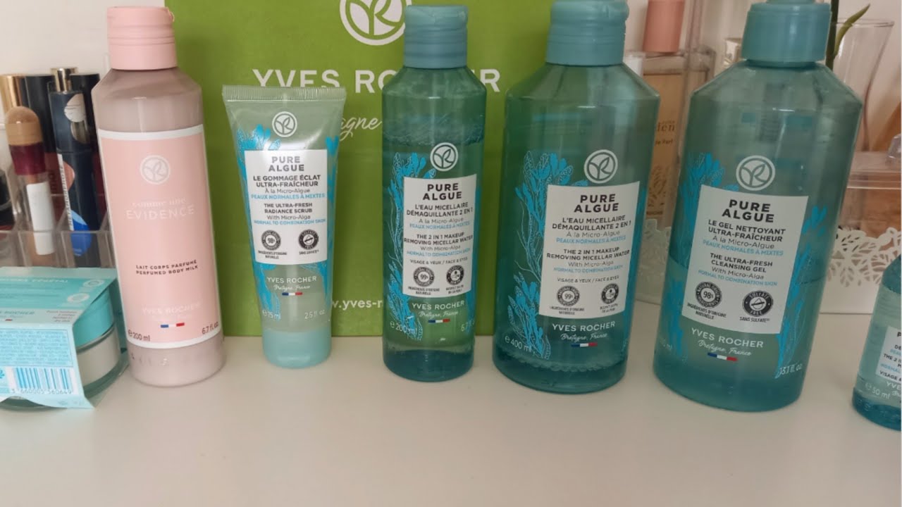 #مشترياتي من yves rocher في صولد شهر أبريل مع رأيي في مجموعة Hydra végétal