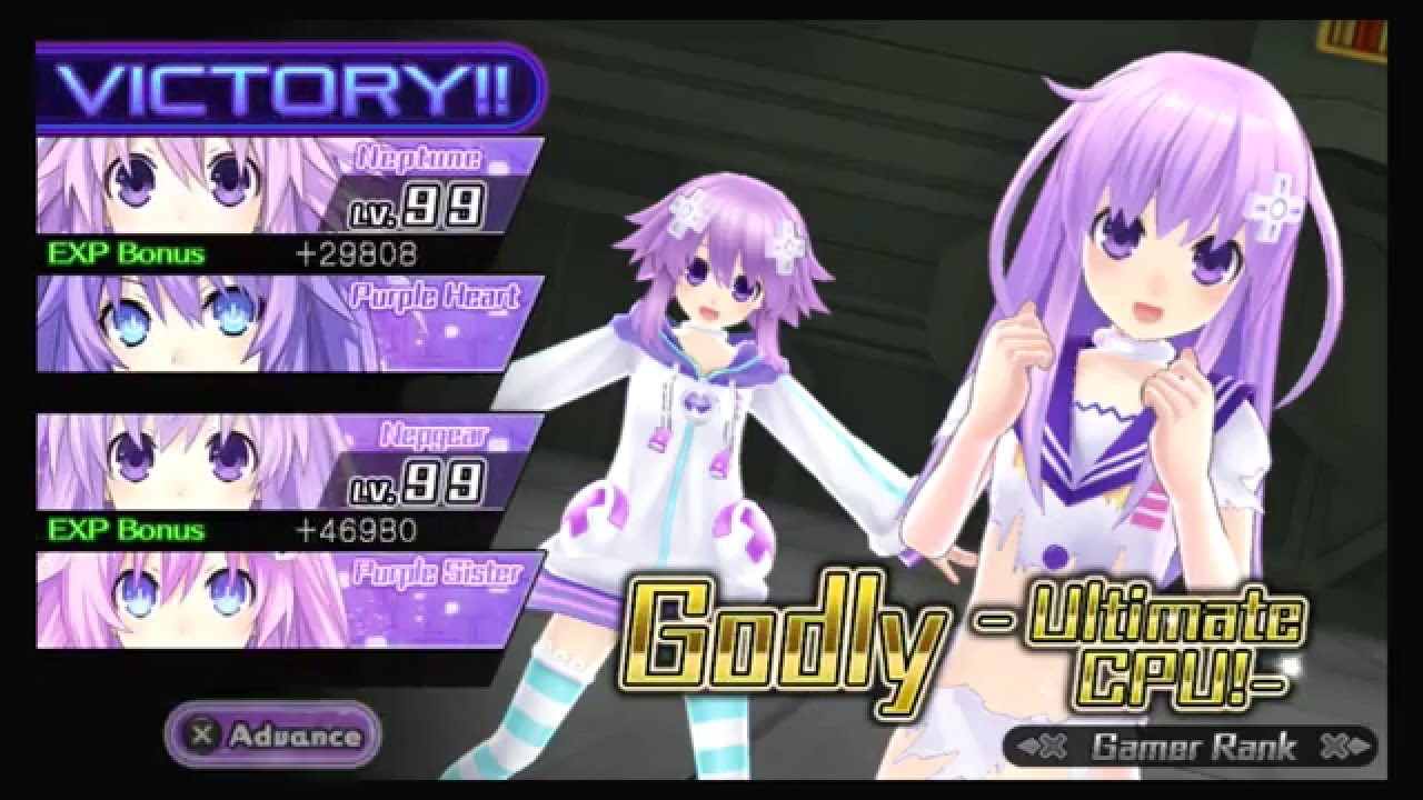 Hyperdimension Neptunia U: Action Unleashed - Neptune and Nepgear Gameplay