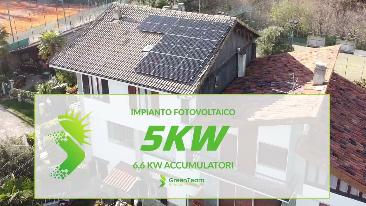 Impianto fotovoltaico da 5Kw - soluzione Green Team