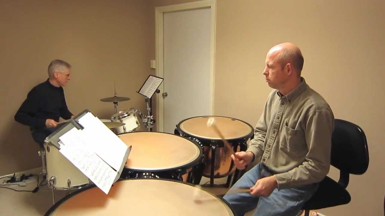 Funk No. II (2) for Timpani and Trap Set by Todd Ukena