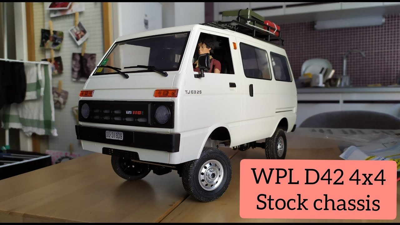 WPL D42 4x4, stock chassis, C24 front axle, build and run !