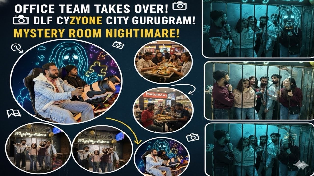 DLF Gurugram | Mystery Room | #travel #corporatelife #funny 