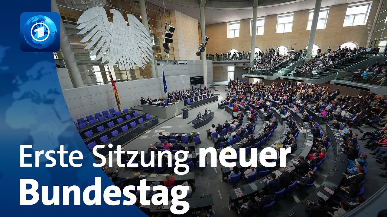Erste konstituierende Sitzung des neuen Bundestages