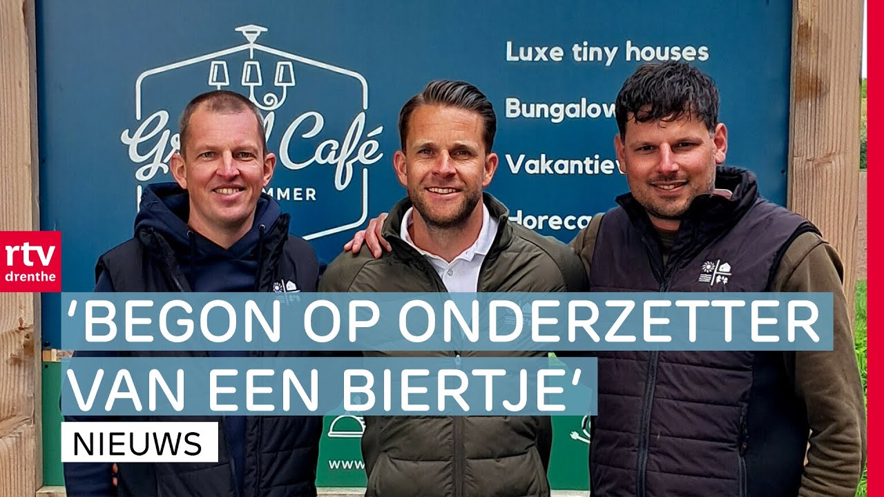 Vrienden nemen vakantiepark over & brand verwoest groepsaccommodatie in Sleen | RTV Drenthe