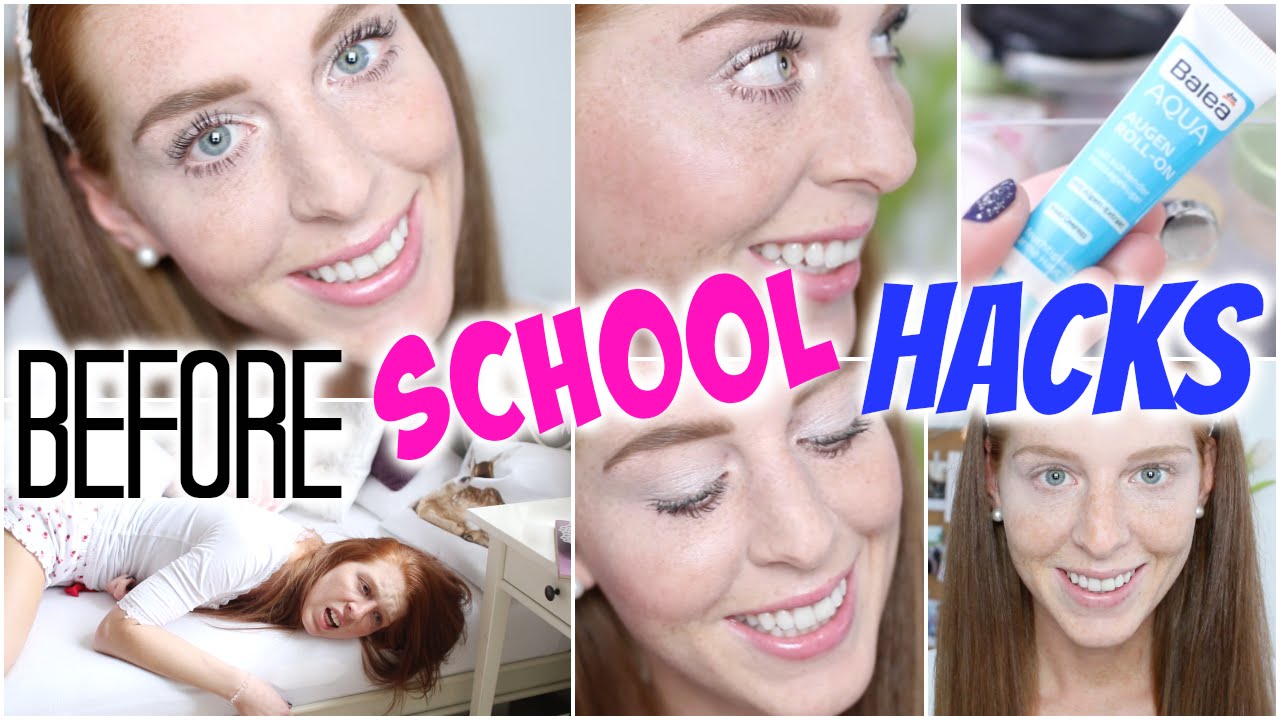 10 BEFORE SCHOOL HACKS: FRISCH + WACH AUSSEHEN + LEICHT AUFSTEHEN! | LaurenCocoXO