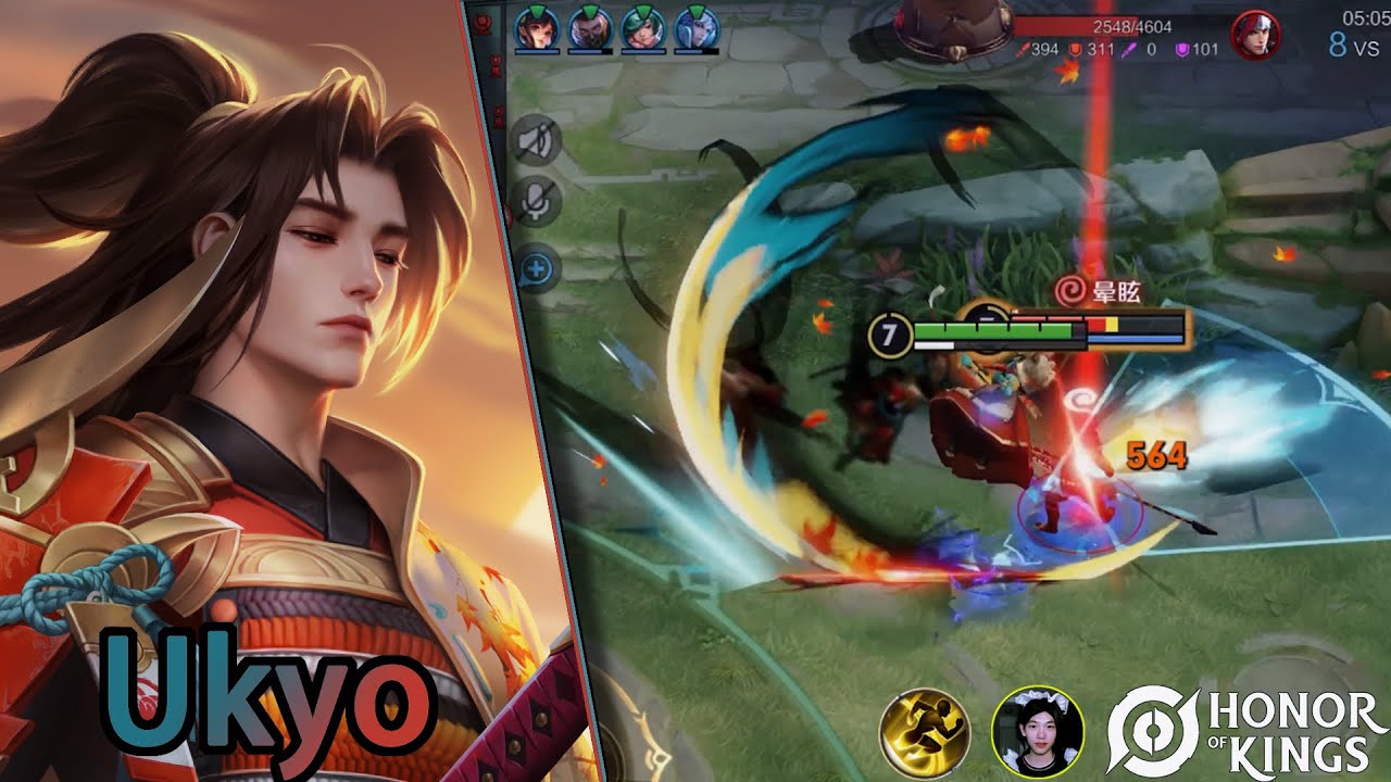 Honor of Kings（Ukyo ）SNK series skin｜Skin da série SNK