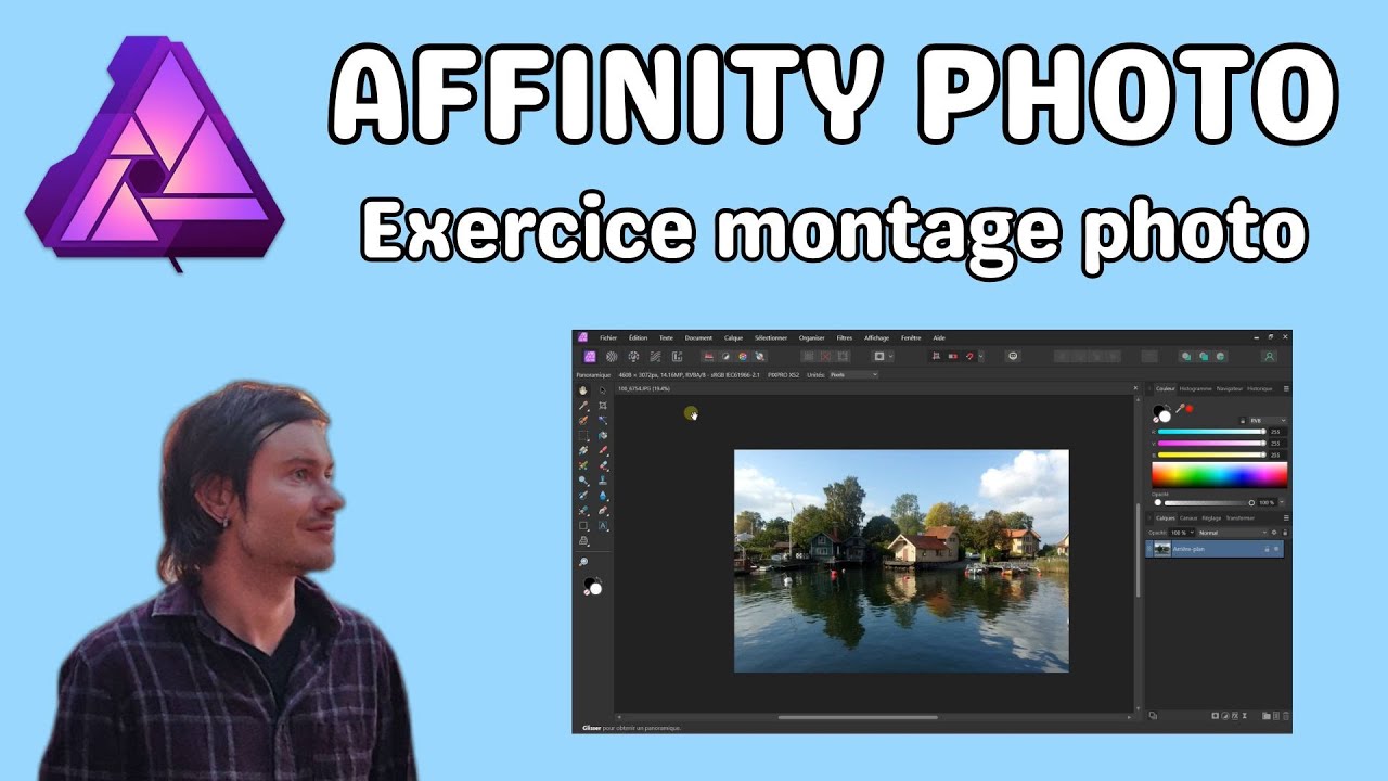 Affinity Photo exercice montage photo