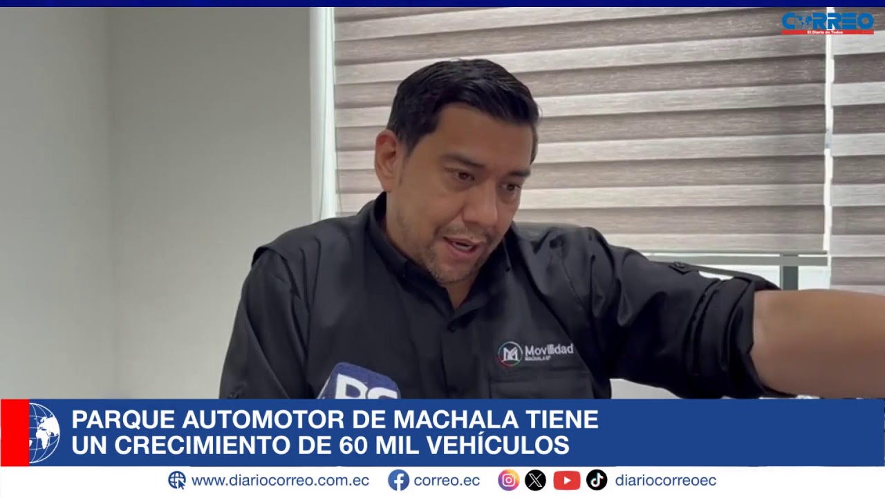 PARQUE AUTOMOTOR DE MACHALA TIENE UN CRECIMIENTO DE 60 MIL VEH&Iacute;CULOS