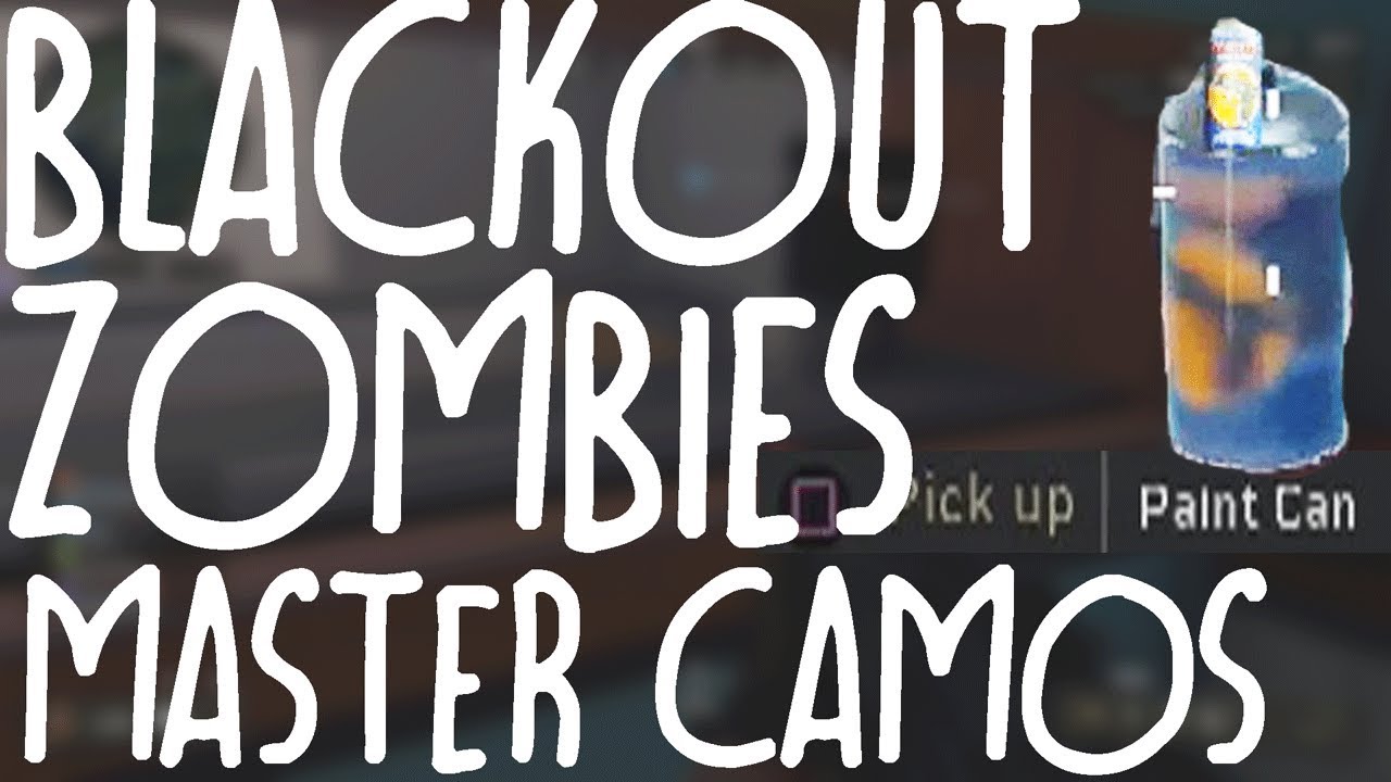 NEW Blackout Camo Progression Paint Cans & Zombies Master Camos Here - NEW BO4 Update & How it works