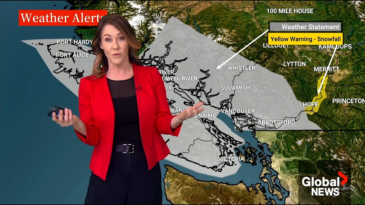 Kristi Gordon - Global BC - Weather - Monday, March 9, 2026.