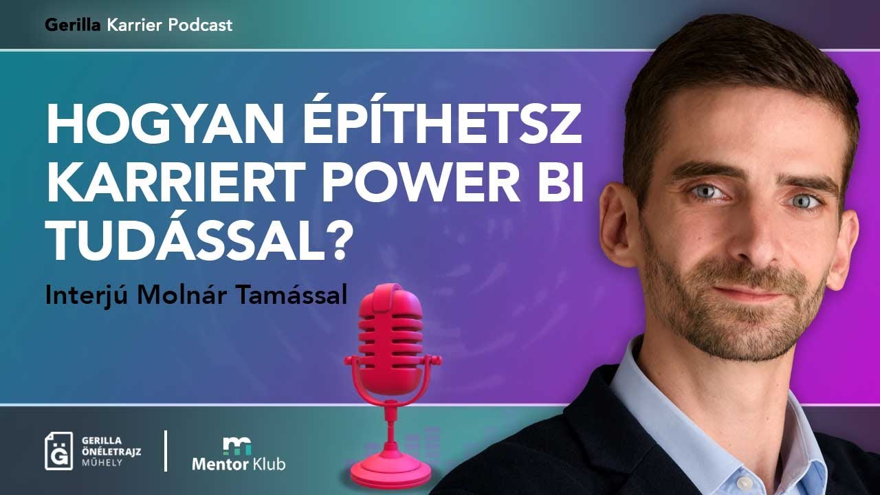 Hogyan építhetsz karriert Power BI tudással? - Interjú Molnár Tamással - Gerilla Karrier Podcast